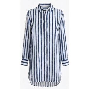 Title: Chico's No Iron 100% Linen Striped Tunic Sz 1 (US 8)